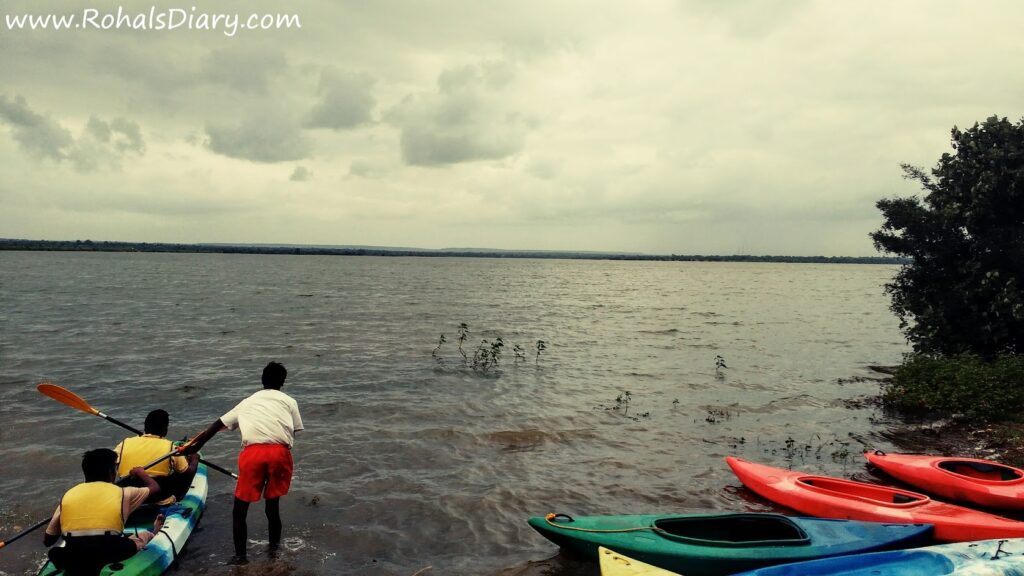 Kayaking in Hyderabad at kotapally reservoir