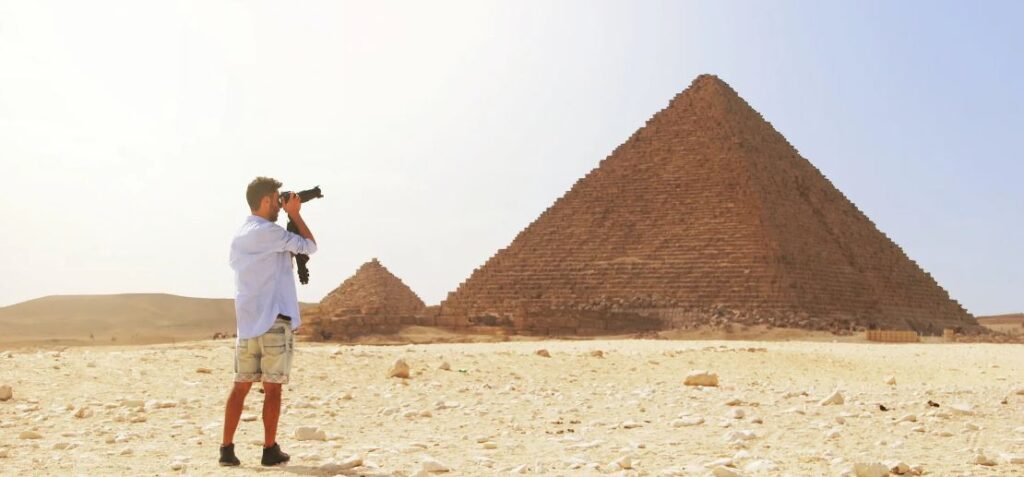Exploring the Pyramids of Giza